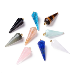 Agate Tree Faceted Pendulum